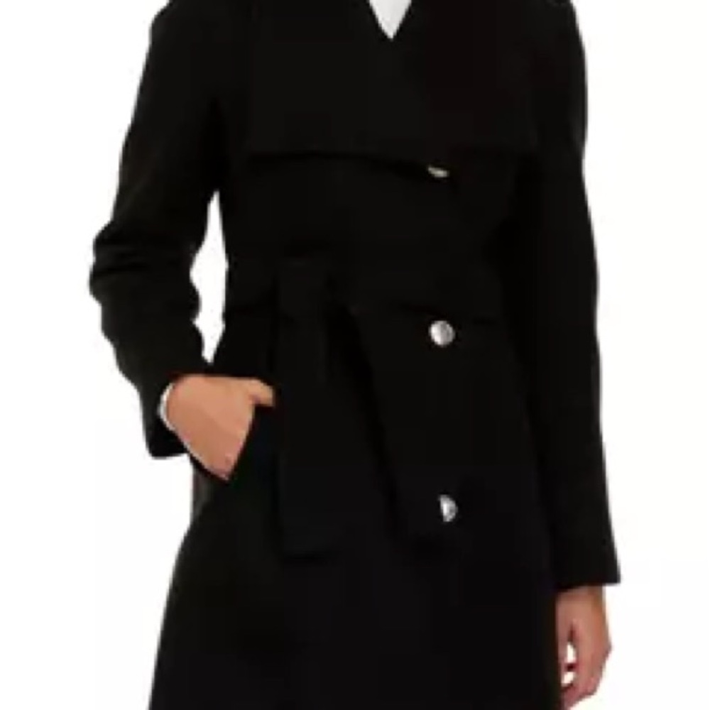 Black Double-Breasted Coat